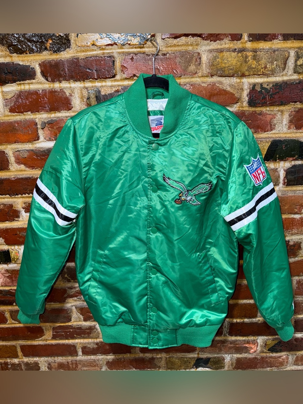PHILADELPHIA EAGLES Starter x Homage Kelly Green Jacket, Medium